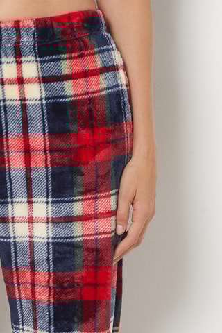 Rechte Broek - Rood en Marineblauw - Etam