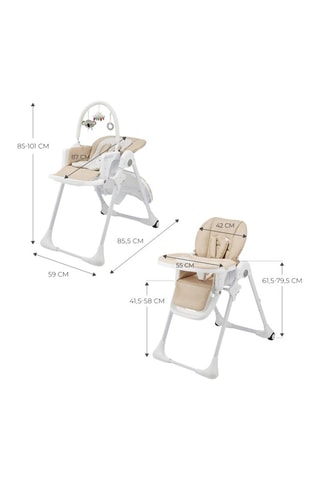 Trona plegable 2 en 1 Tummie - Desde recién nacido - Hasta 15 kg