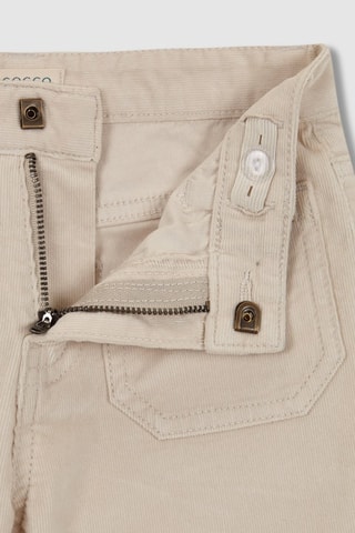 Velours Broek - Ecru - Wit