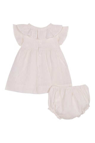 Jurk en Bloomer - Ecru - Wit