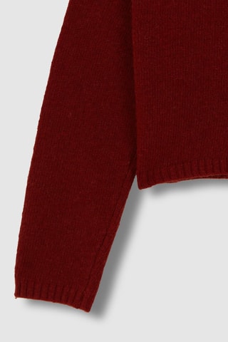 Wollen Vest - Bordeauxrood - Rood