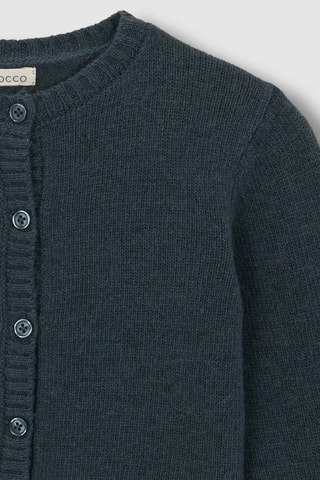 Wollen Jasje - Petrolblauw - Blauw