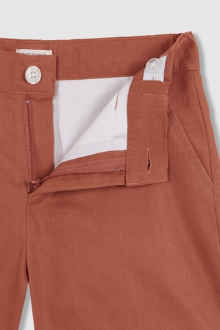 Linnen Short - Oranje