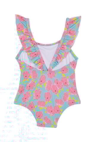 Maillot 1 pièce - Bleu et rose