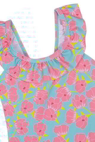 Maillot 1 pièce - Bleu et rose