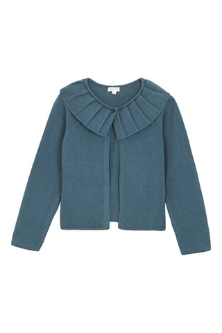 Vest - Pauwblauw - Blauw