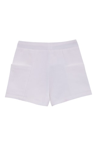 Fleece Shortrok - - Wit