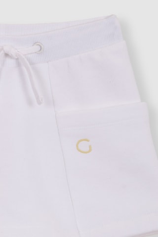 Fleece Shortrok - - Wit