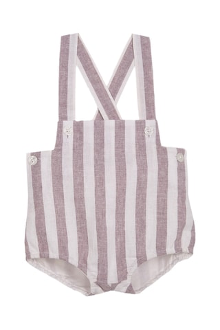 Linnen Tuinbroek - Paars