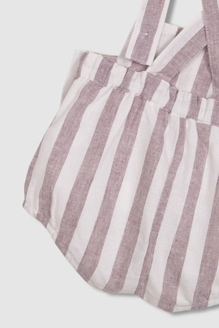 Linnen Tuinbroek - Paars