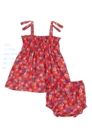 Robe et bloomer - Rouge