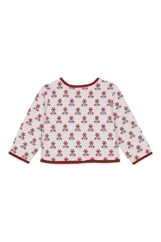 Sweater - Wit - Wit en rood