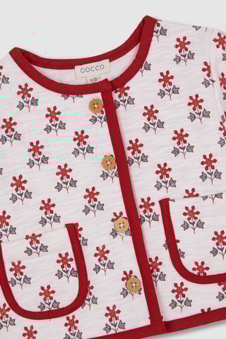 Sweater - Wit - Wit en rood