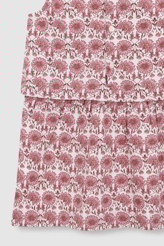 Robe trompe-l’œil - Violet