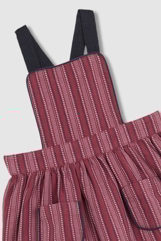 Robe-salopette et bloomer - Violet