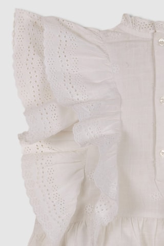 Top met Ruches - Wit