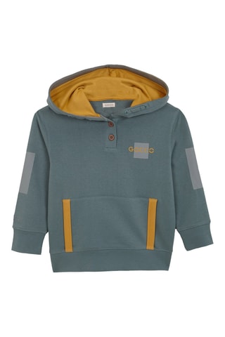 Sweater met Capuchon - Turquoise