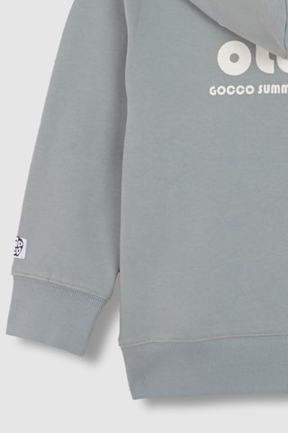 Fleece Sweater met Capuchon - Blauw