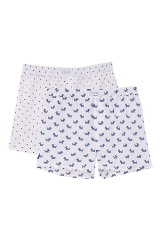 2 boxers - Blanc