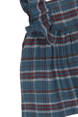 Robe et bloomer en lin - Bleu