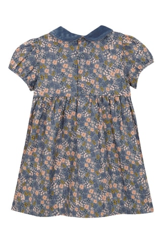 Robe - Blanc, vert, jaune et rose