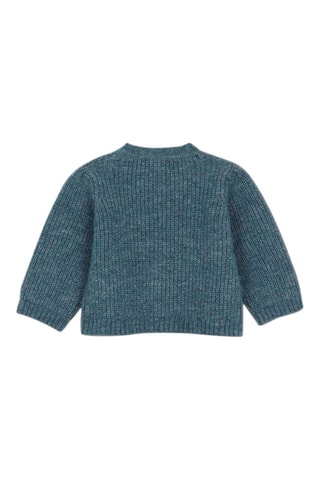 Vest - Pauwblauw - Blauw