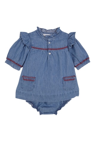 Robe et bloomer en jean - Bleu