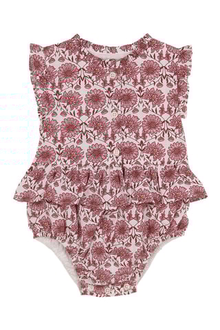 Kruippakje met Ruches - Paars