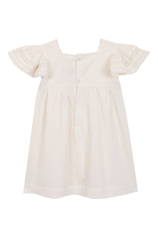 Robe en plumetis - Blanc