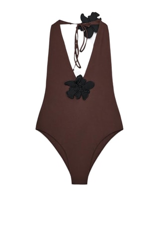 Maillot 1 pièce - Marron