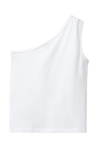 Débardeur asymétrique - Blanc