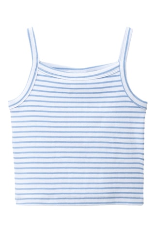 Débardeur - Ciel et blanc