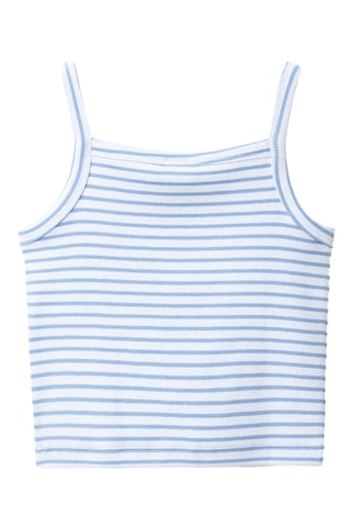 Débardeur - Ciel et blanc