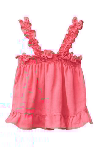 Débardeur en lin - Rouge