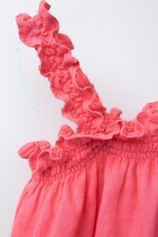 Débardeur en lin - Rouge