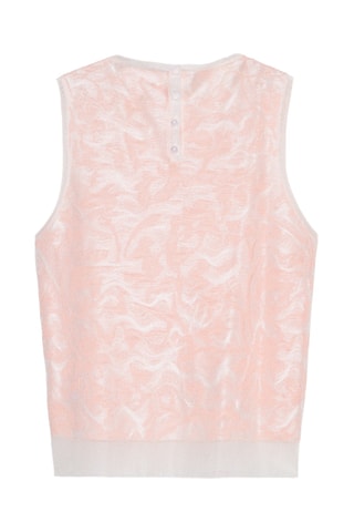 Pull sans manches - Rose