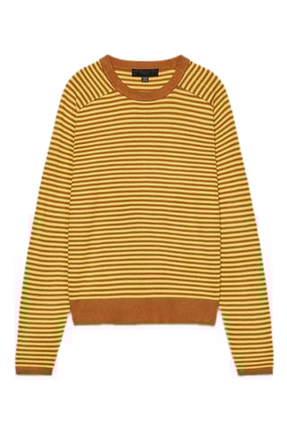 Pull - Jaune et marron clair