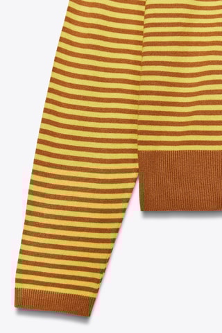 Pull - Jaune et marron clair