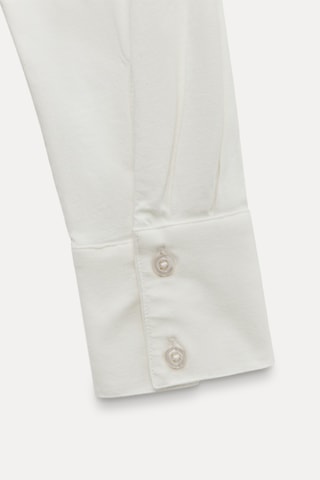 Pull trompe-l’œil - Marron et blanc