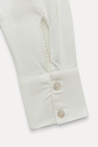 Pull trompe-l’œil - Gris et blanc