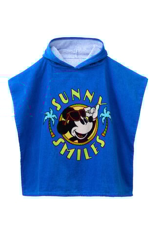 Cape à capuche Mickey Disney - Bleu foncé