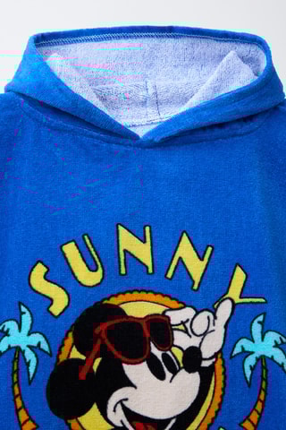 Cape à capuche Mickey Disney - Bleu foncé