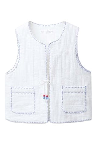 Gilet sans manches - Blanc