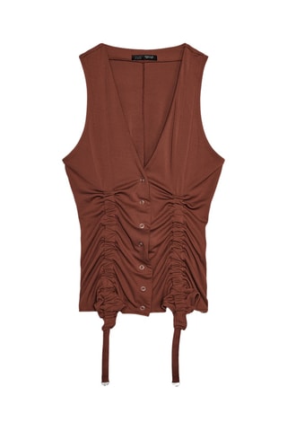 Gilet sans manches - Marron