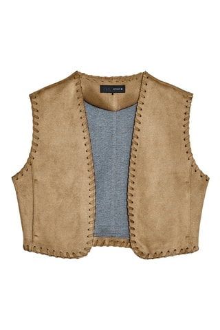 Gilet sans manches - Marron clair