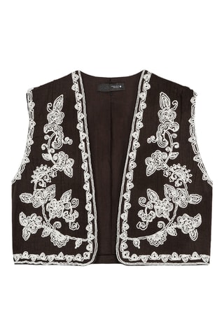 Gilet sans manches - Marron foncé