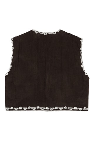 Gilet sans manches - Marron foncé