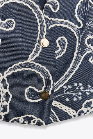 Gilet de costume - Gris foncé et blanc