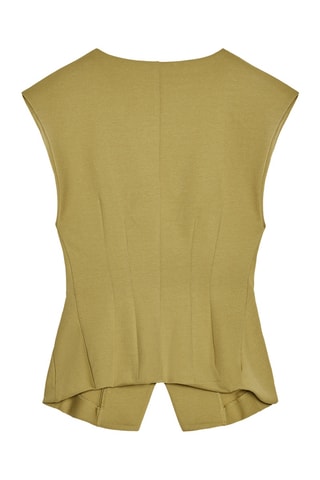 Gilet de costume - Vert olive