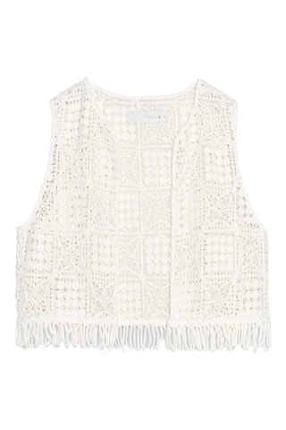 Gilet sans manches - Blanc